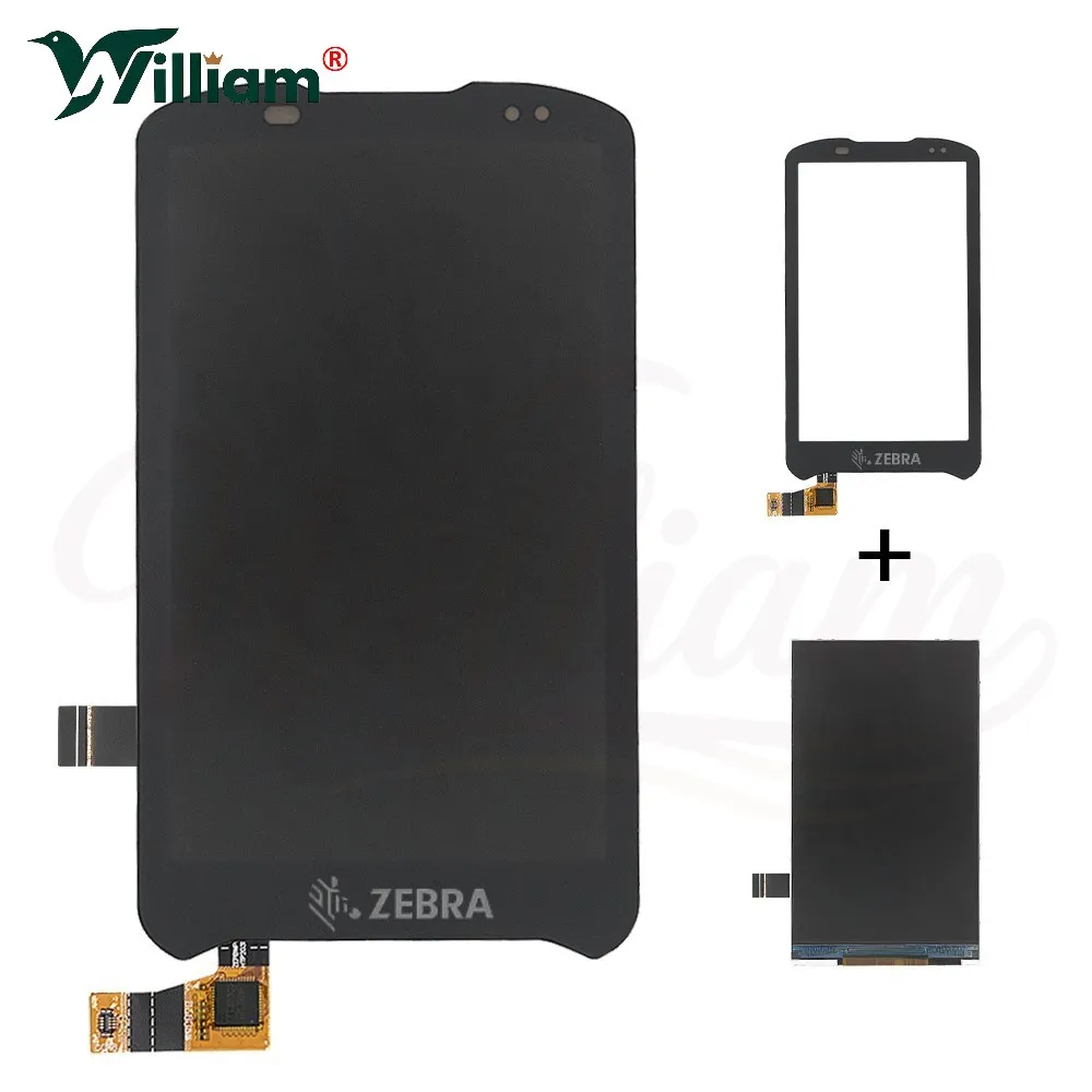 LCD Module with Touch Screen for Zebra TC20 TC200J TC25 Barcode Scanner Display, Includes Stickers