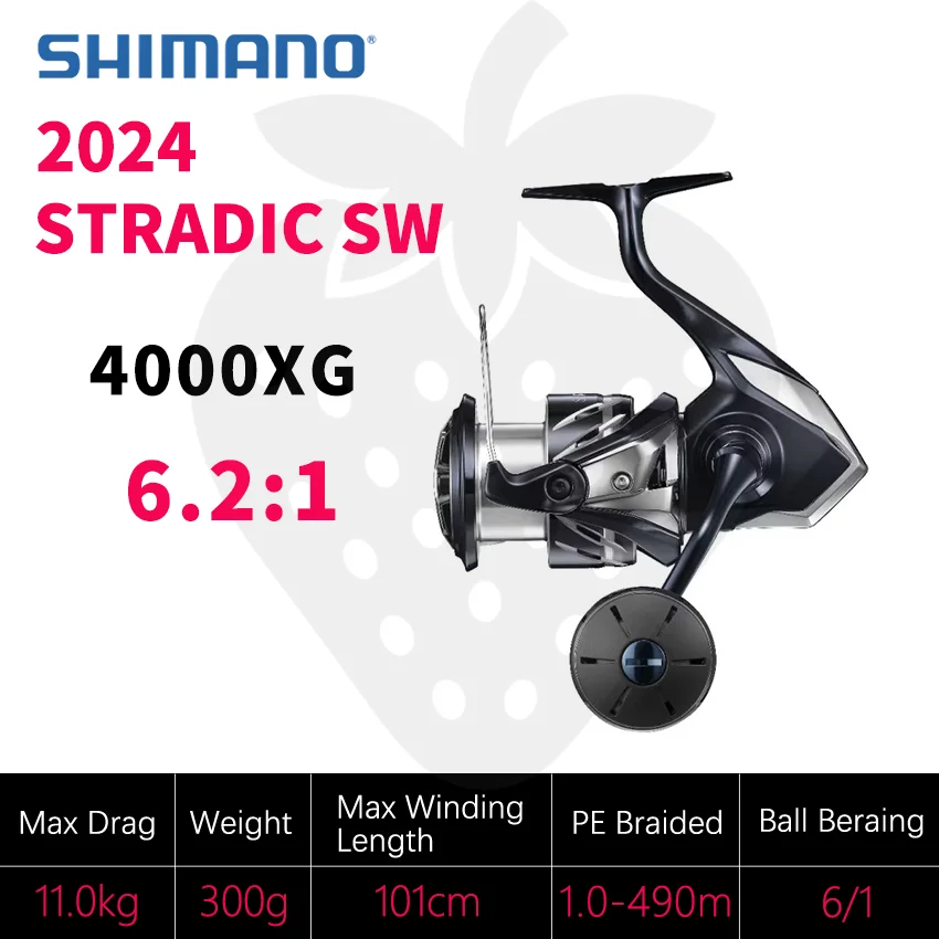 SHIMANO 2024 STRADIC SW Fishing Reel Spinning Reel 4000 5000 6000