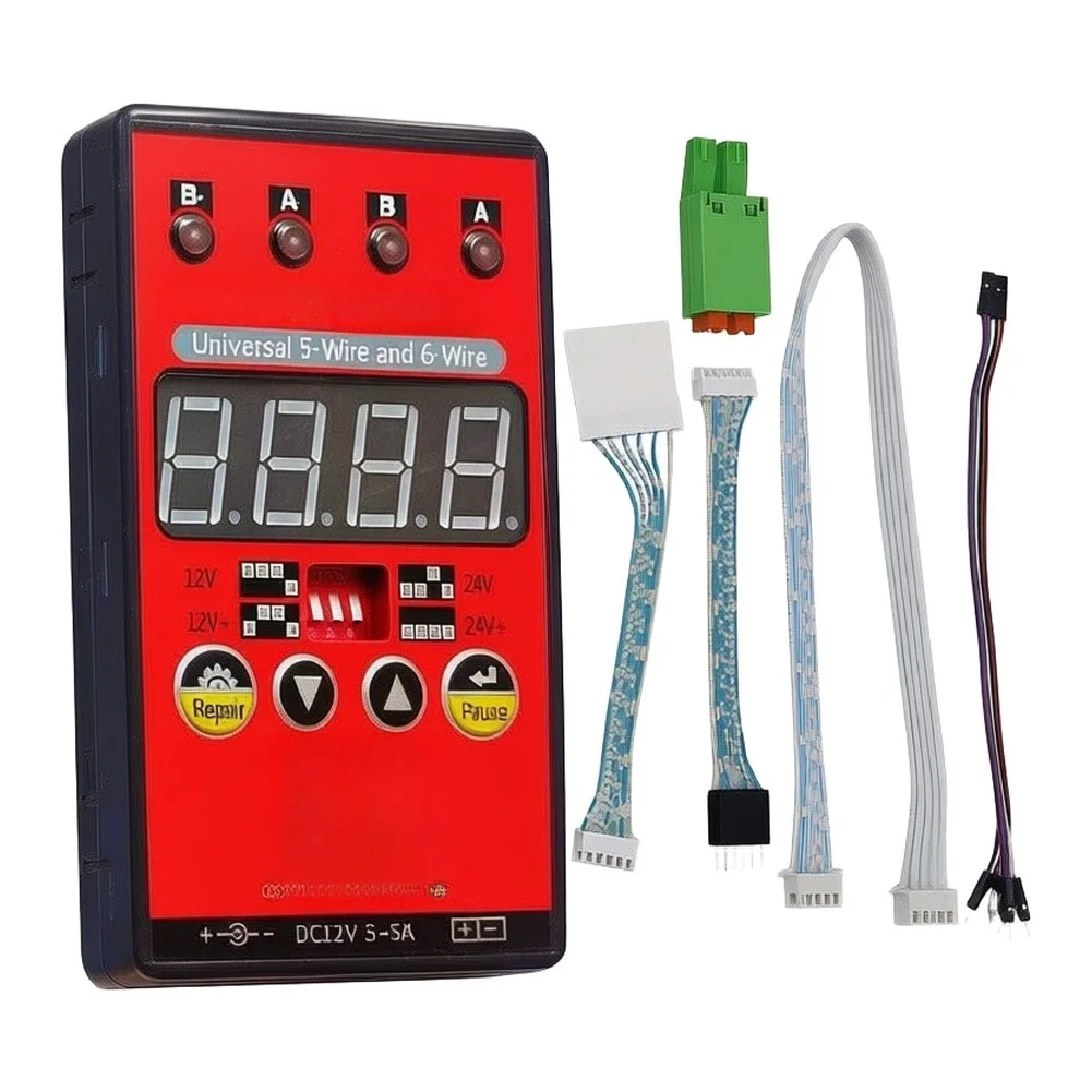 Electronic Expansion Valve Tester 12V 24V For Inverter Air Conditioner For Heat Pump Repair Tool With Forward Reverse And For