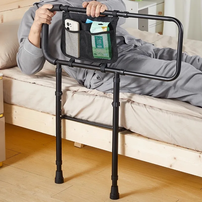 Retractable Elderly Bed Safety Guard Handrail, Senior Person Bedside Stand Up Auxiliary Bed Help Up The Elderly Anti-fall Bed