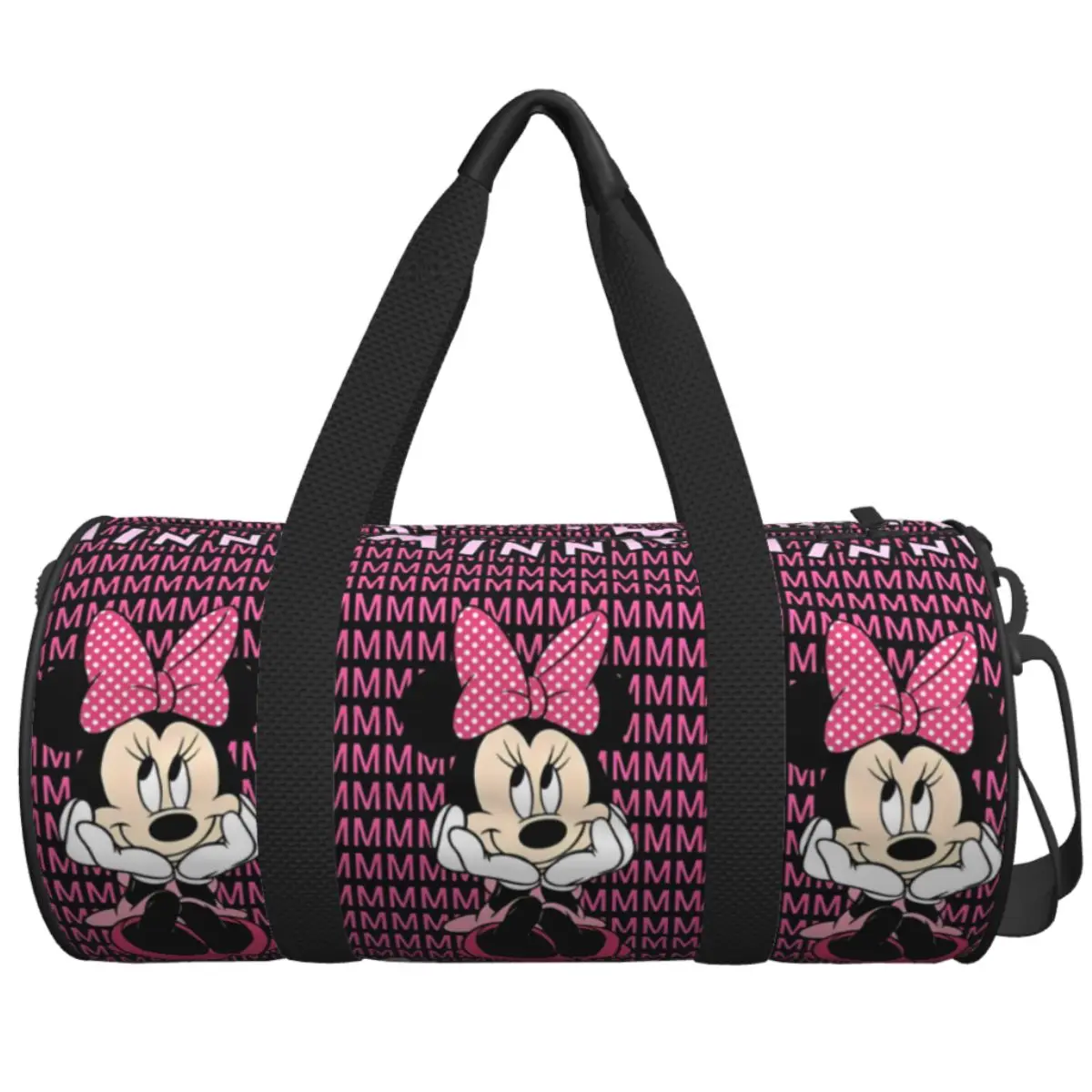 

Mickey Minnie Mouse Travel Bag Cute Cartoon Large Capacity Sport Bags Weekend Men Printed Gym Bag Swimming Colorful Fitness Bag
