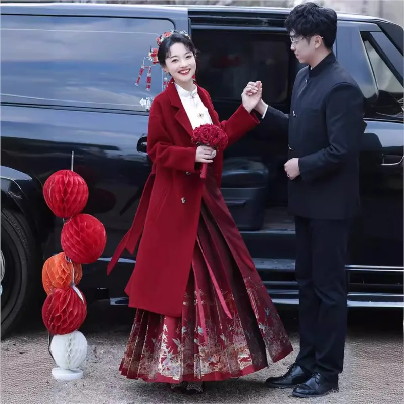 معطف صوف محمص للارتداء اليومي #3