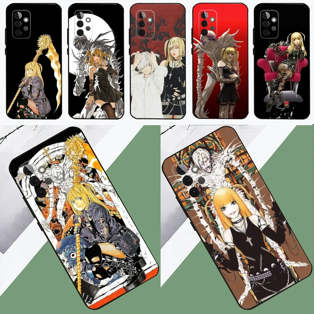 

Amane D-Death Misa Note-S Phone Case For SamsungS24,23,22,21,S20 ,Pro10,S30Plus,S9,20lite Ultra Black Cover