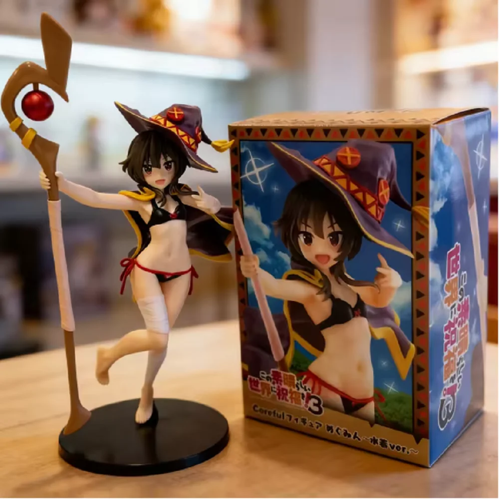 Figura de acción de Megumin, Bendición de Dios en este maravilloso mundo, modelo lindo, juguete de regalo