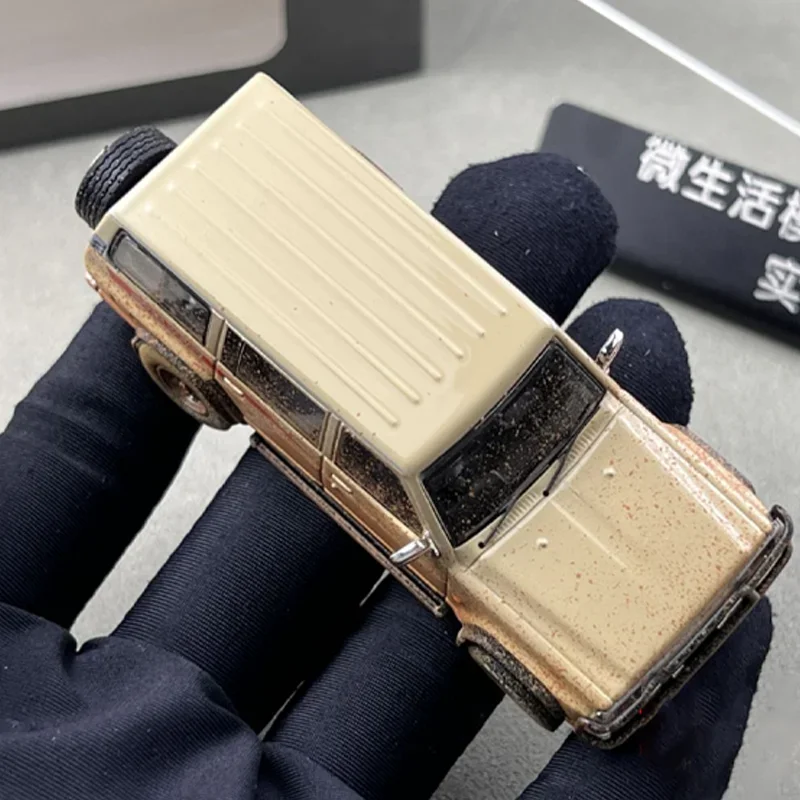 รถของเล่นโมเดลโลหะผสม Shadow Pro 1/64 Patrol Y60 SUV ของสะสม ของขวัญคริสต์มาสสำหรับเด็กผู้ชาย