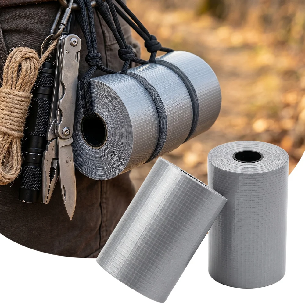 Multi-Purpose Cloth Duct Tape Roll Heavy Duty For Outdoor Survival Gear Emergency Repair Kit Hand Tearable Strong Sticky