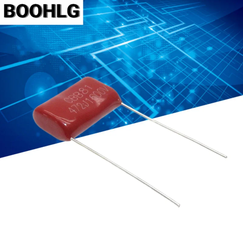 20pcs CBB 472 1600V 472J 1.6KV 4.7nF 0.0047uF P15 CBB81  Capacitors