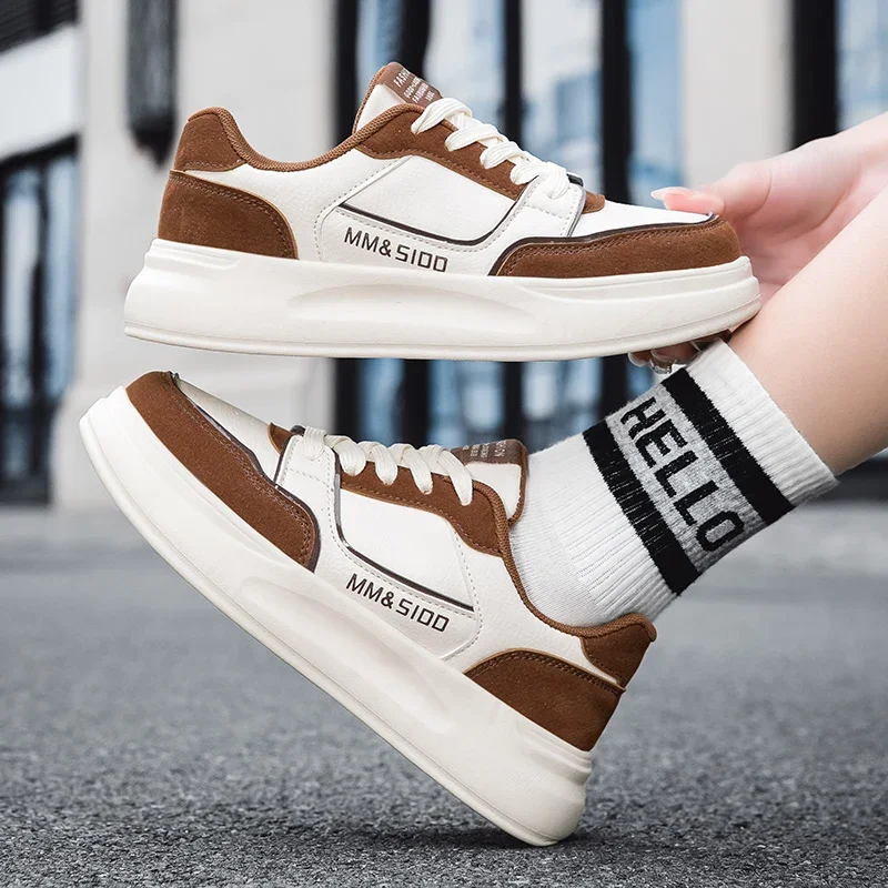 

2025 Spring New Board Shoes Fashion Small White Shoes Outdoor Casual Sports Shoes Four Seasons All Match Women's Shoes