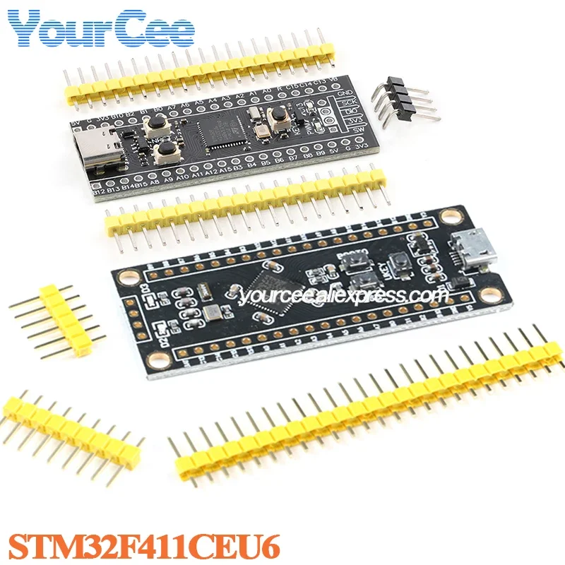 2 szt./1 szt. STM32F411CEU6 STM32F4 Core Mała Płytka Rozwojowa do Nauki, Moduł PCB, Type-C USART IIC SPI USBFS 3.3-5V — zdjęcie 2