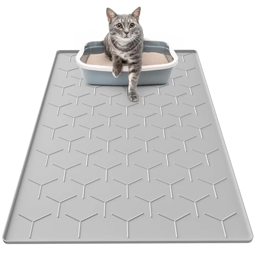Fashion Explosion, Silicone Pet Pad Wear-resistant and Scratch-resistant Pet Placemat Easy To Clean Cat Litter Pad