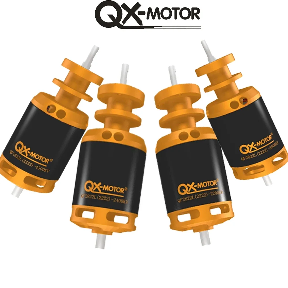 QX-Motor QF2822 Brushless Motor 2200KV 2400KV 3500KV 3800KV 4300KV For 64mm Ducted 12 Blades Fan For RC Airplane UAV