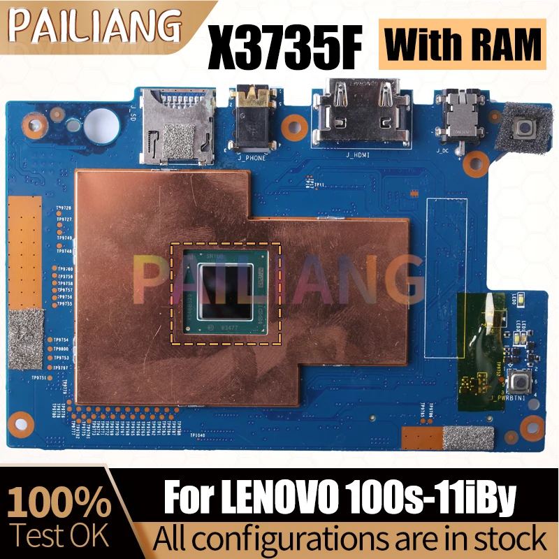 Imagem -02 - Placa-mãe do Portátil para Lenovo Mainboard Completo Testado Nb116bt1-nb-v11 Sr1ub X3735f Ram 5b20k38955 100s11iby