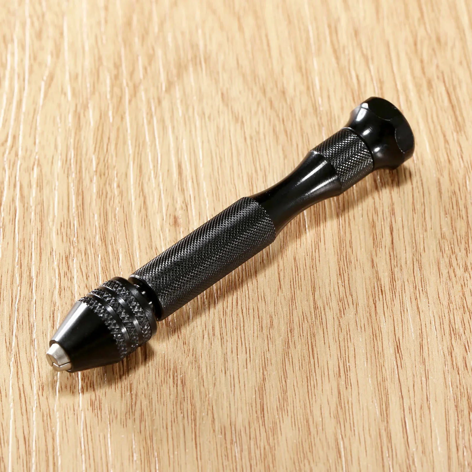 1Pc 0.3mm-3.4mm Aluminium Alloy Keyless Chuck Hand Drill for Hobby Model Craft Jewelry Watch Making Tool Micro Twist Bit