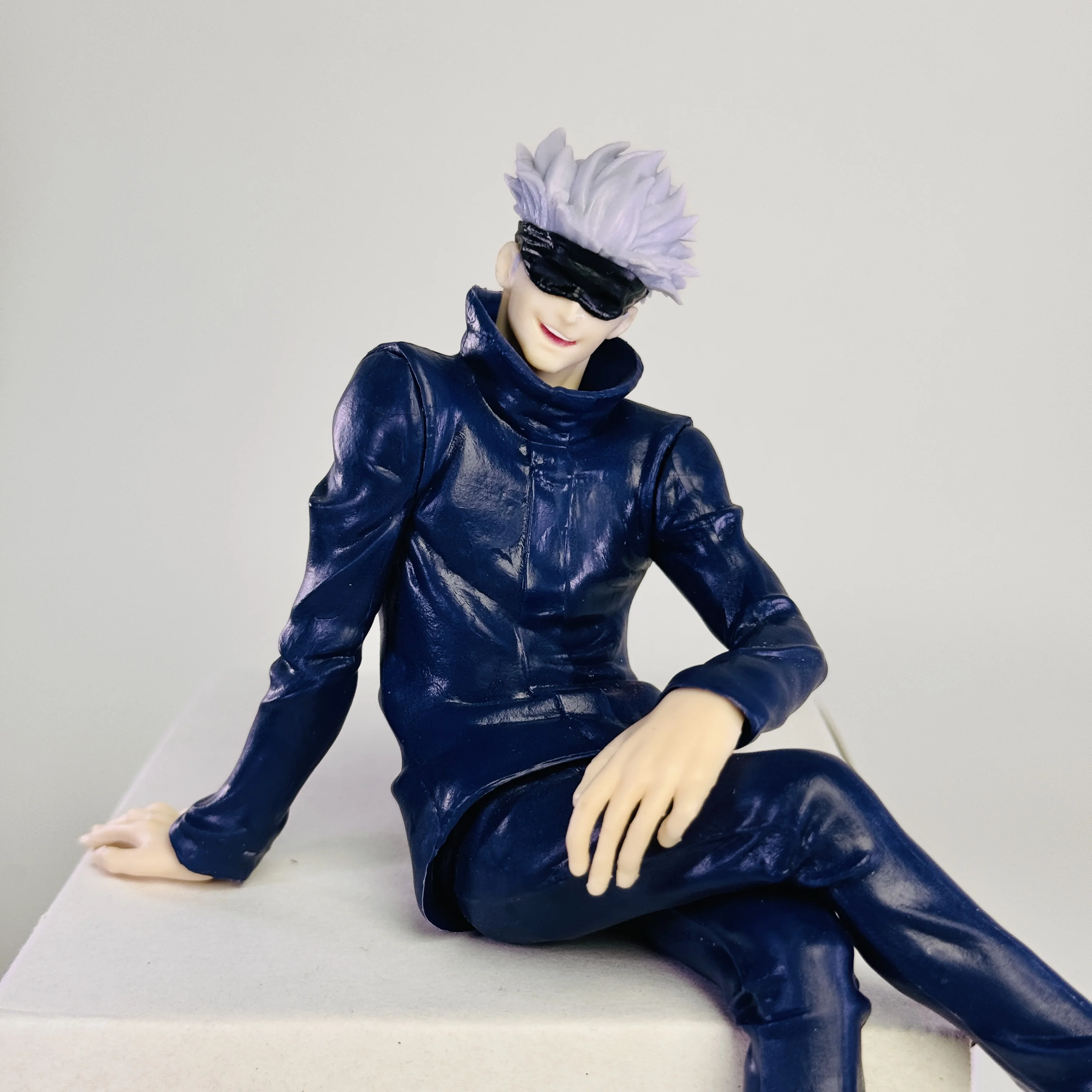Hot New Jujutsu Kaisen Anime Figure Sitting Satoru Gojo Figure Collection Model PVC Action Figures Anime Decoration Toys Gifts image 3