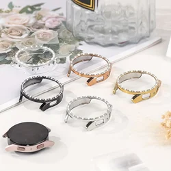 Bling Case for Samsung Galaxy Watch 4 5 6 7 40mm 44mm Protective Cover Shiny Diamond Hard PC Face Bumper No Glass Accessories