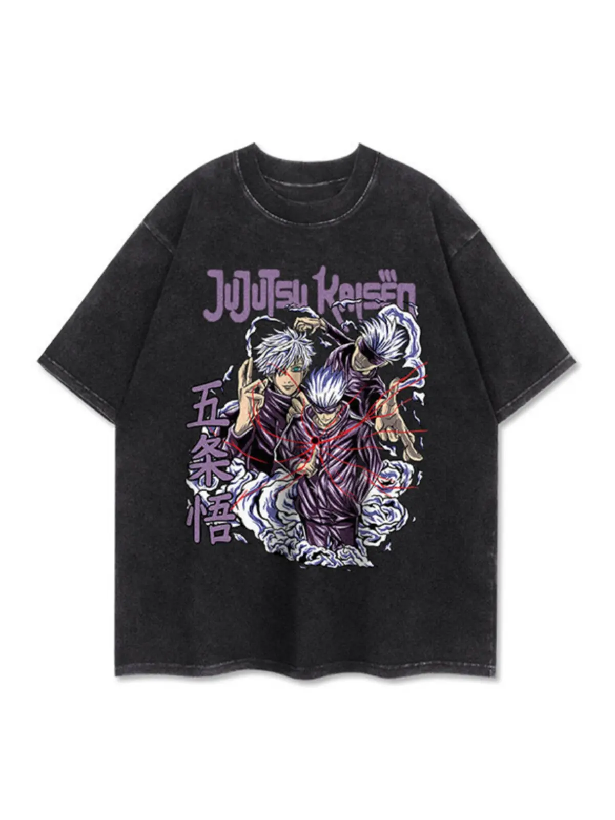 

Футболка с коротким рукавом Jujutsu Kaisen: Манга, боевые искусства, продолжение — «Пятое чувство» — Мизуха Ваши, для мужчин, для романтических пар