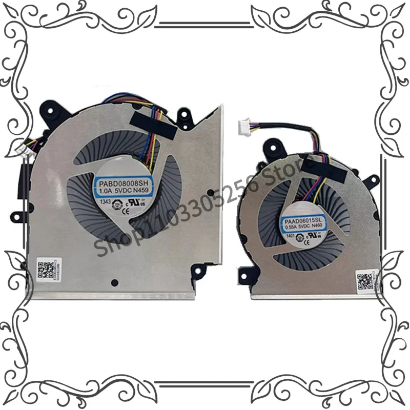 New CPU Cooling Fan for MSI MS-1582 MS-1583 MS-17L1 MS-17L2 MS-17L5 -/0.3