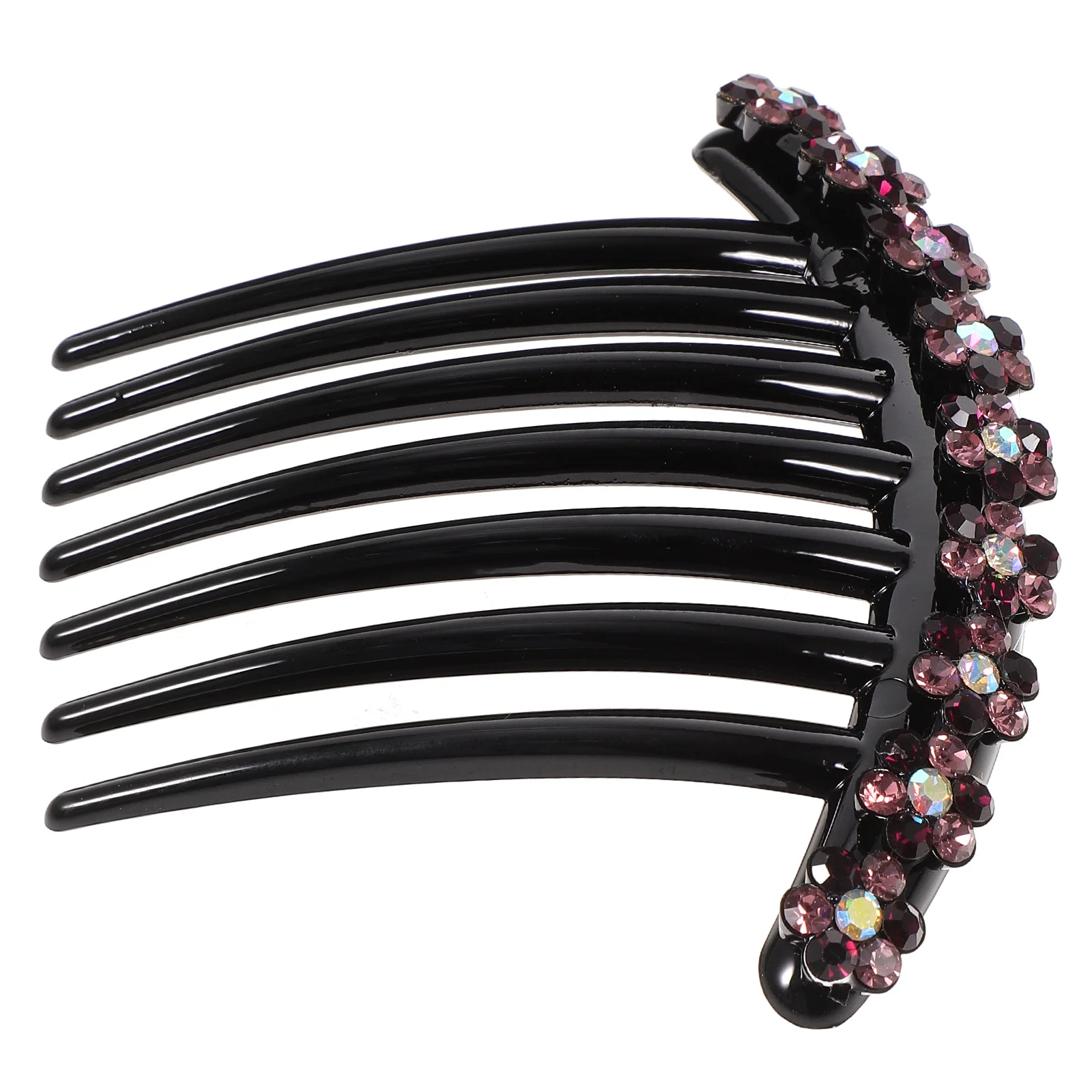 1 قطعة مشط المرأة زهرة أنيقة كريستال إدراج غطاء الرأس لحفل الزفاف كريستال مشط الشعر ملابس يومية إكسسوارات الشعر