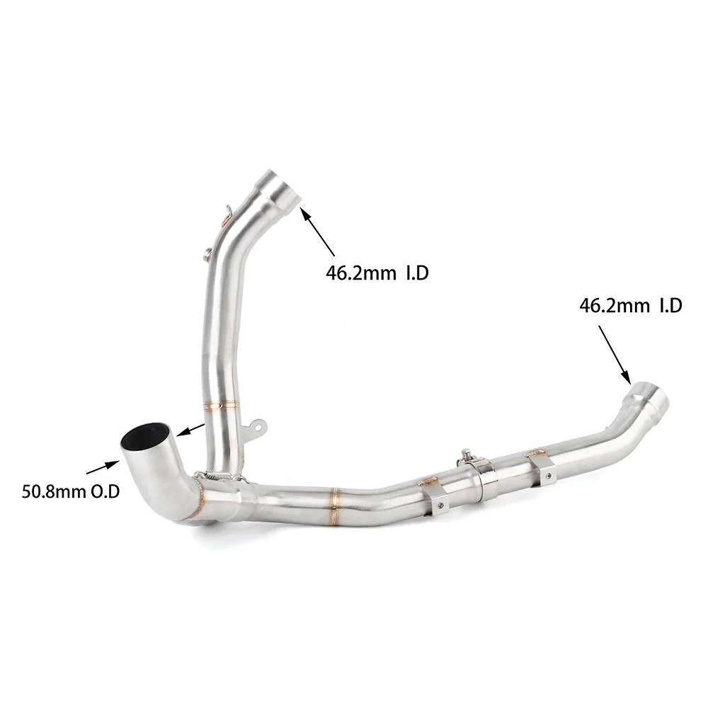 

Motorcycle Exhaust Muffler Mid Link Pipe For Ducati Multistrada 1000 2004 2005 2006 2007 2008 2009 MTS1000 MTS 1000