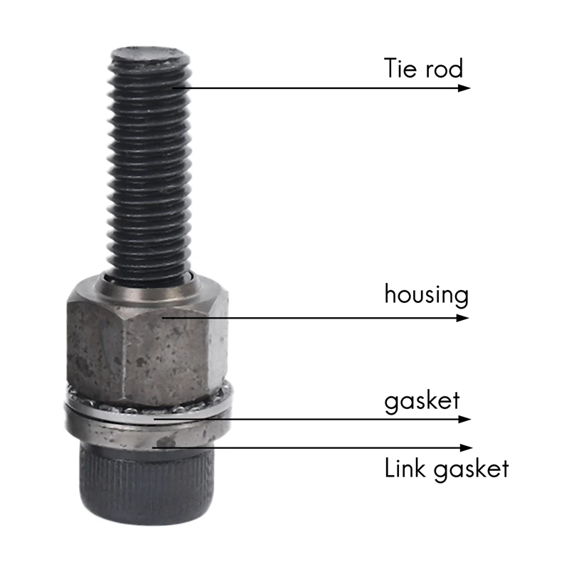 6Pcs Hand Rivet Nut Head Nuts Simple Installation Manual Riveter Rivnut Tool Accessory For Nuts M3 M4 M5 M6 M8 M10