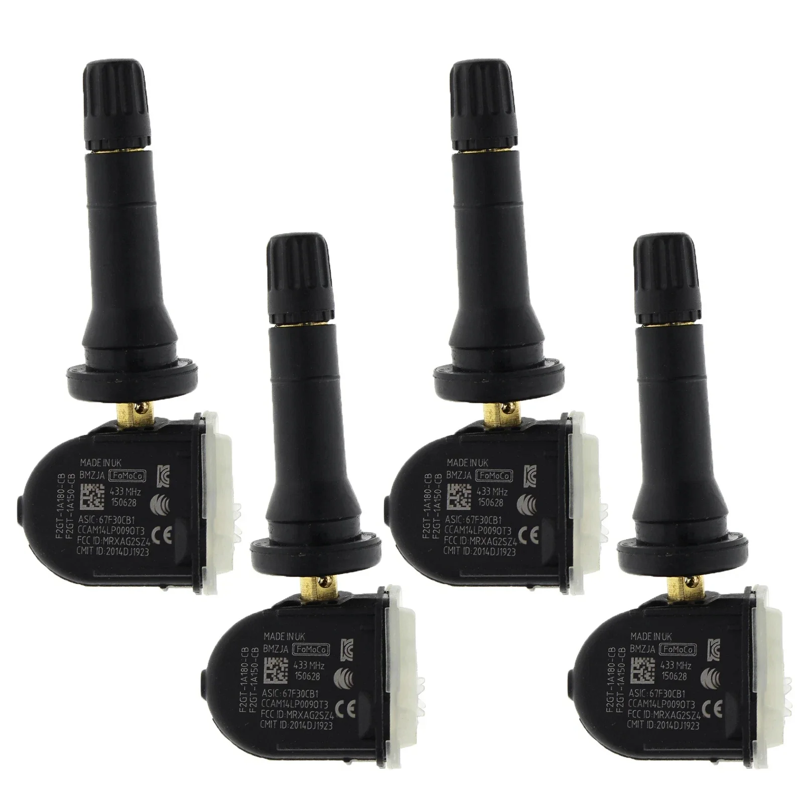 

4PCS F2GT-1A180-CB Car TPMS Tire Pressure Sensor 433MHz For Ford Ecosport Edge Fiesta Mustang F2GT-1A180-CD F2GT-1A180-CE