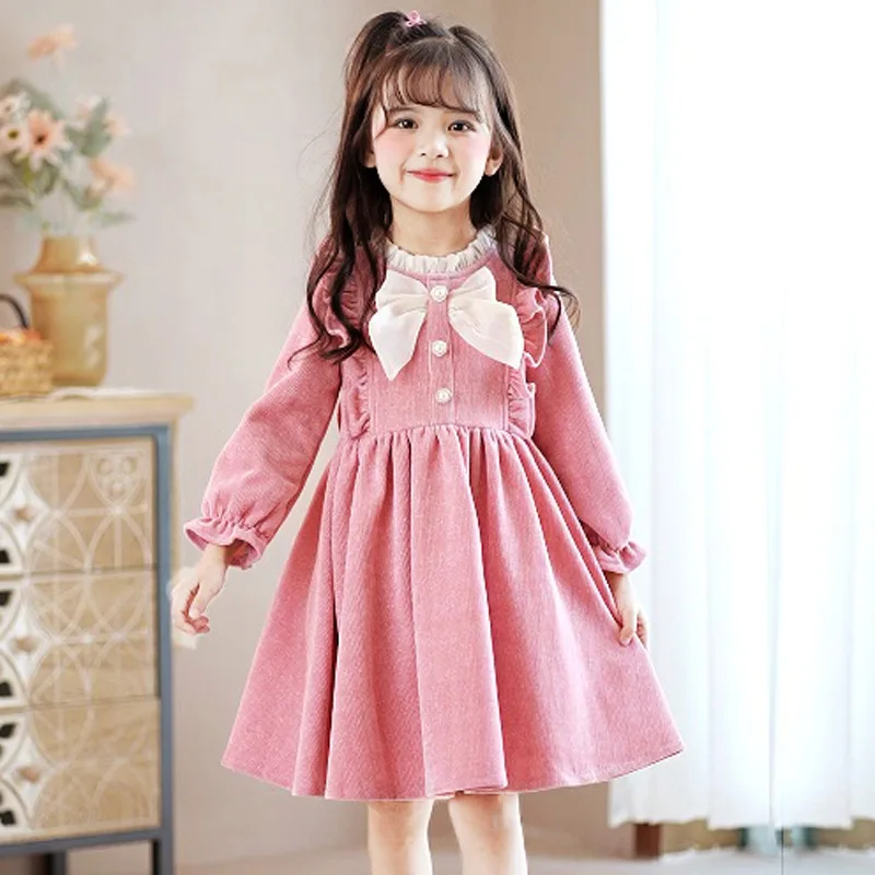 

Children2025New Autumn and Winter Princess Dress for Girls Sweet Dress Children's Fashionable Clothing Children's Dress