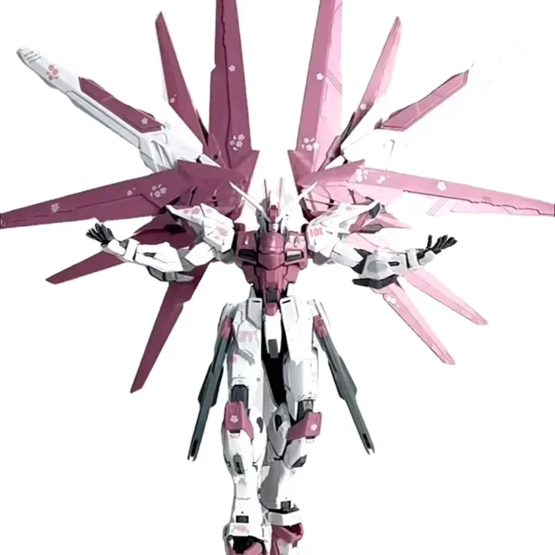 Bandai Gunpla HG1/144 Sakura Pink Rebirth Free Strike Free Animation Peripheral Cartoon Collection as a Gift for Boyfriend