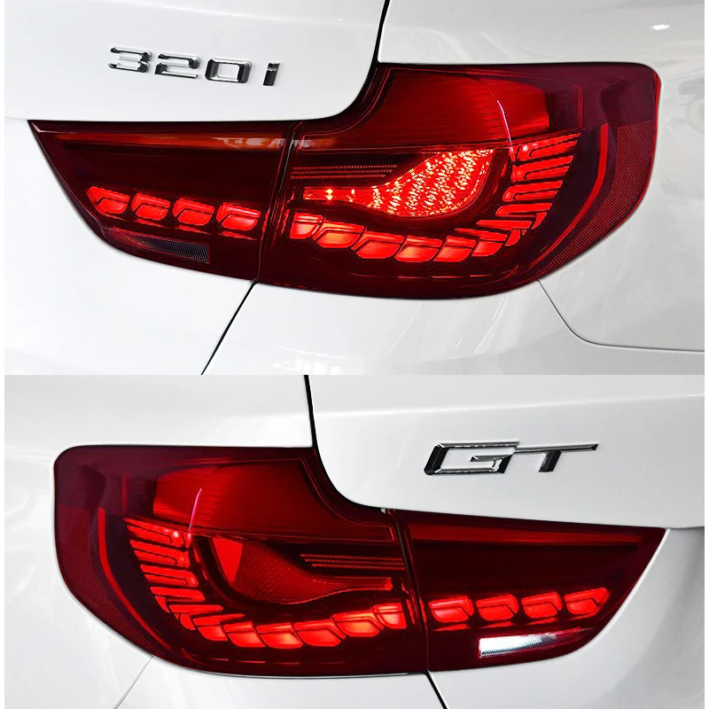 For BMW F34 3GT tail lamp 2013-2020 320i 328i 330i 335i Gran Turismo LED Auto Taillights Dragon Scales Design Accessories