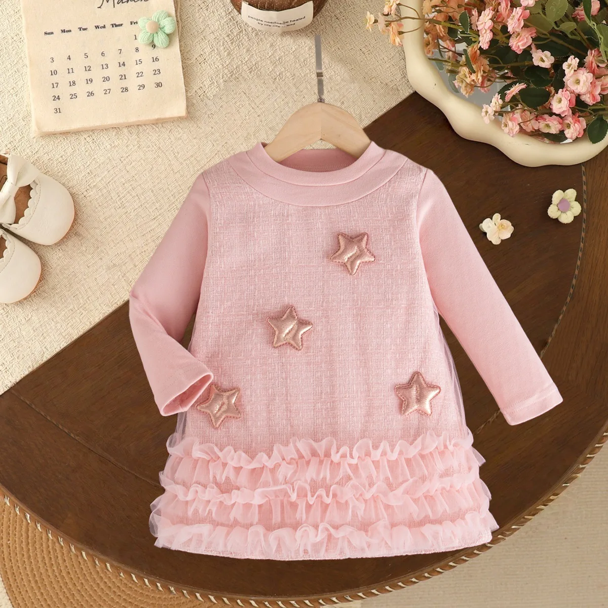 

Весенне-осенняя одежда для маленьких девочек, прямое платье-труба с капюшоном для младенцев, одежда для девочек, платья для первого дня рождения, платье