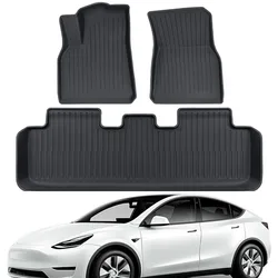 Tappetini per auto per Tesla Model 3 Y 2019-2024 tappetino antiscivolo impermeabile per auto quattro stagioni nuovi accessori per auto speciali TPE