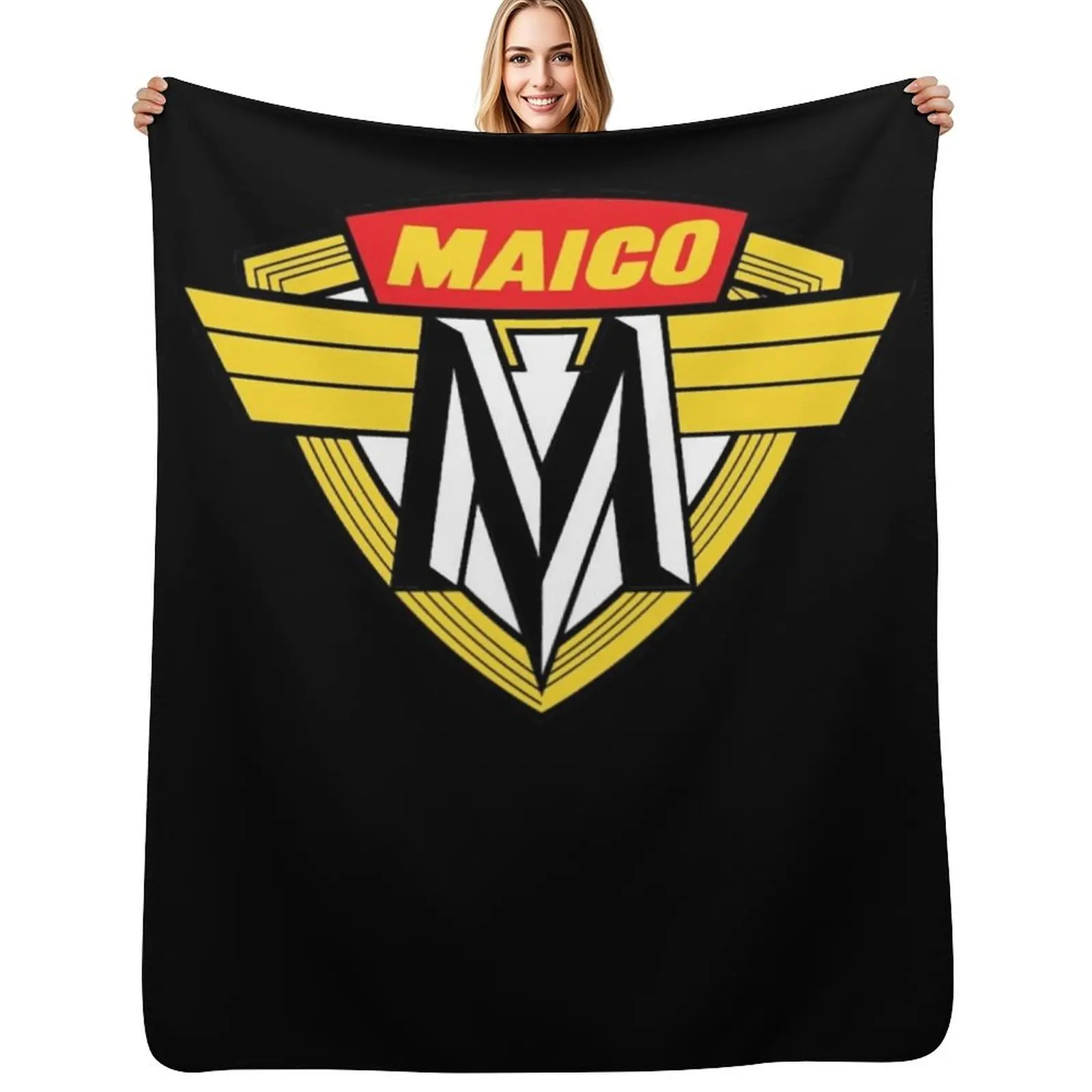 Maico Throw Blanket Stylish Couch Blanket for Home Living Room