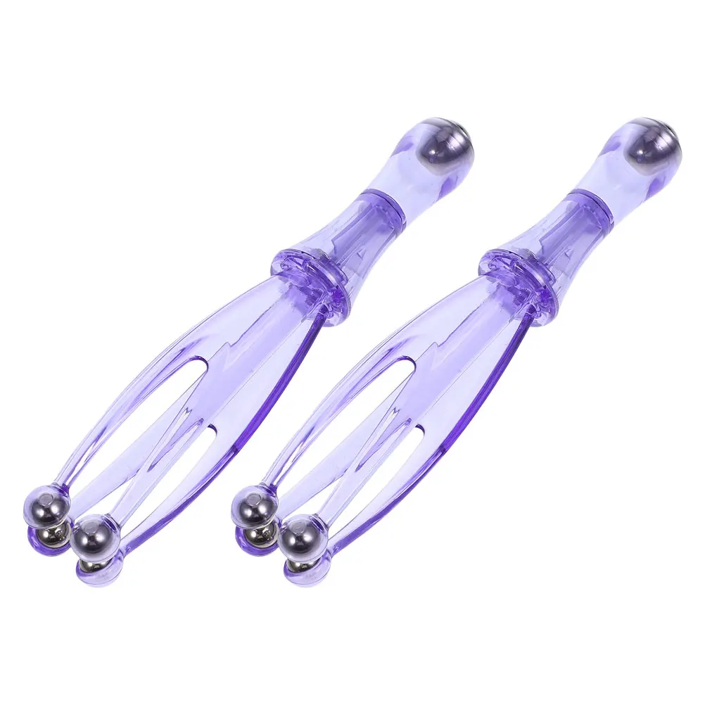 

2pcs Finger Massager Hand Foot Steel Column Roller Precision Design Portable Compact Blood Circulation Enhancement Ideal Tech