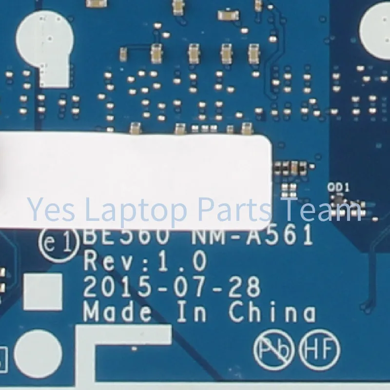 NM-A561 para lenovo thinkpad e560 portátil mainboard fru 01aw105 sr2ey I5-6200U uma notebook placa-mãe testado