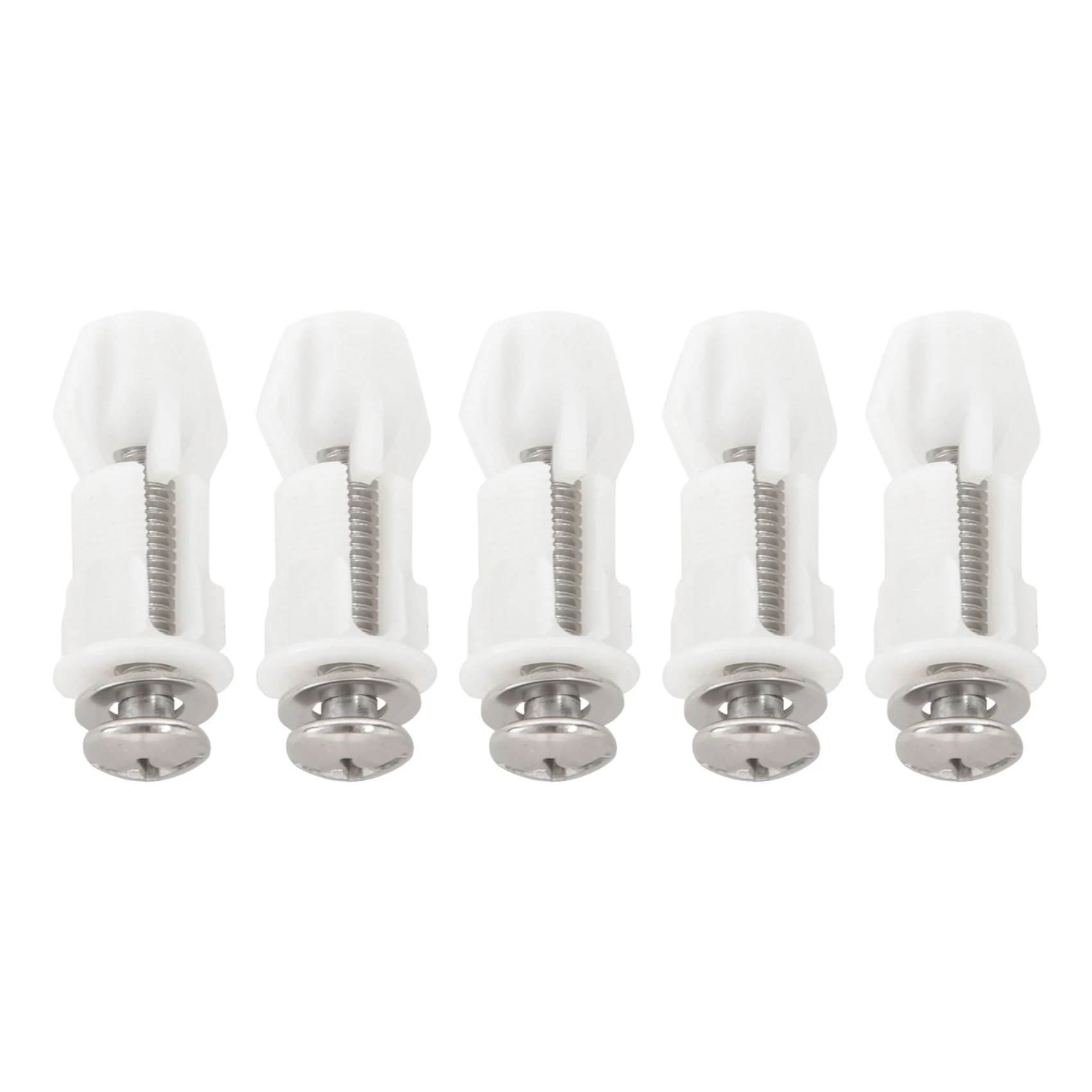 AFOURT-Toilettensitz-Scharniere, Schrauben, WC-Lochbefestigung, einfache Installation, 10er-Pack – Detail 2