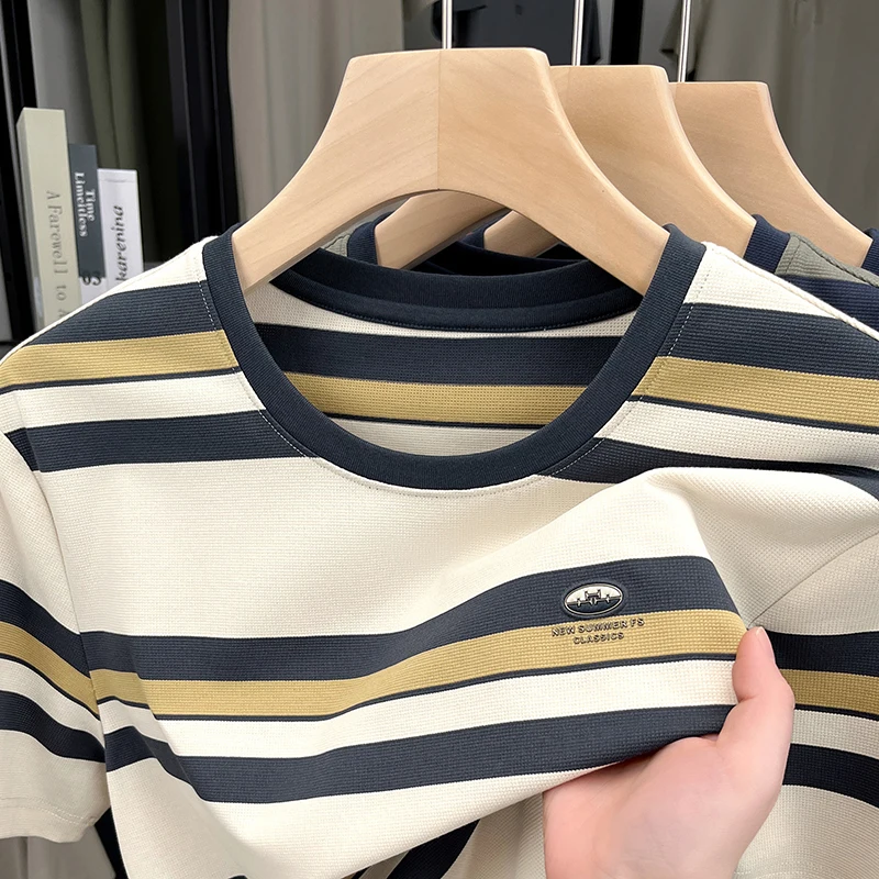 

Luxury Men's Polo Shirt Short Sleeve High Quality Sport Breathable Quick Dry Lapel Summer Business Casual Trend T-shirt Menswear