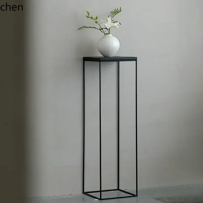 D3L20- Handmade Iron Art Flower Stand Floor Rack Decorative Space Tea Room Ornament Flower Tle Side Tle Rack