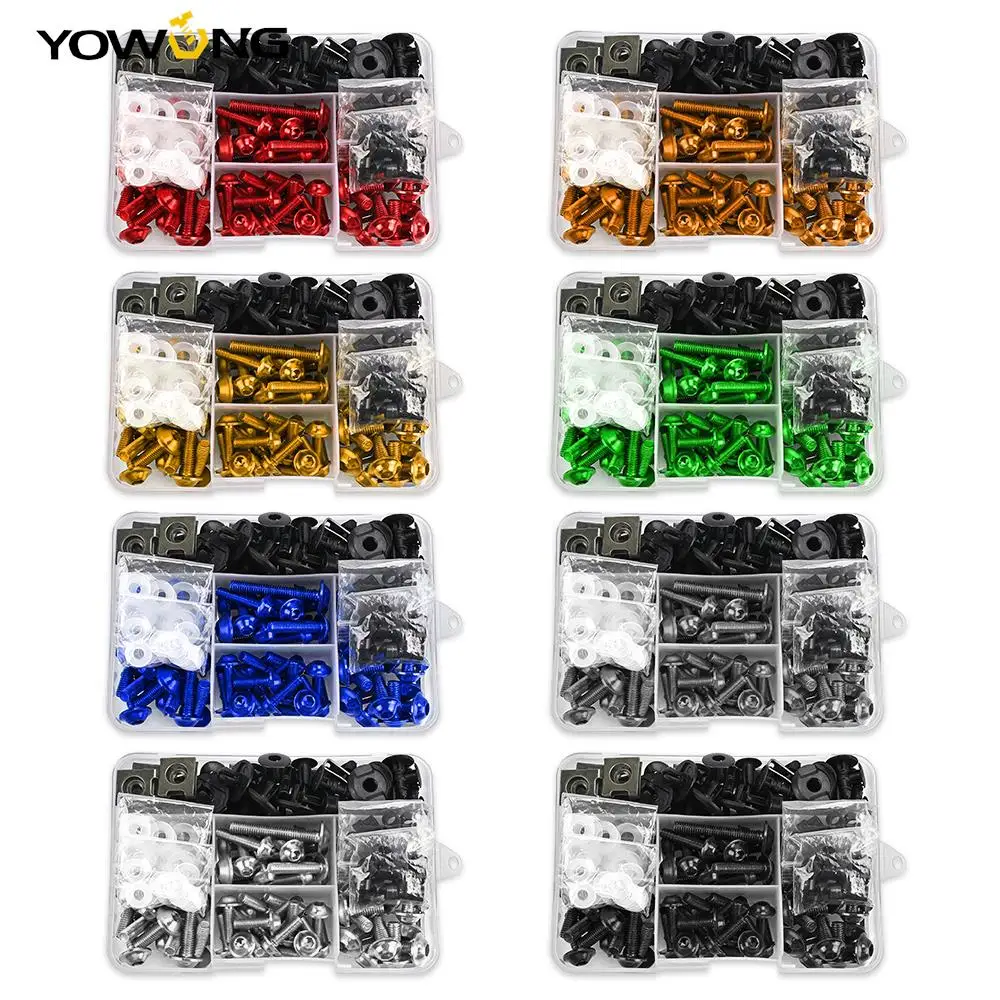 Motorcycle Fairing Bolt Kit Fastener Clips Screw For Honda CBR600RR CBR 600RR 600 RR 2005 2006 CBR600 RR Alloy Complete Nut Set