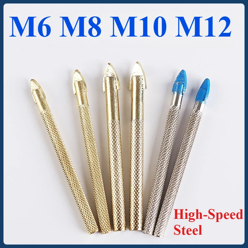 

Triangular Drill Bit (Gold) File High-Speed Steel M6 M8 M10 M12