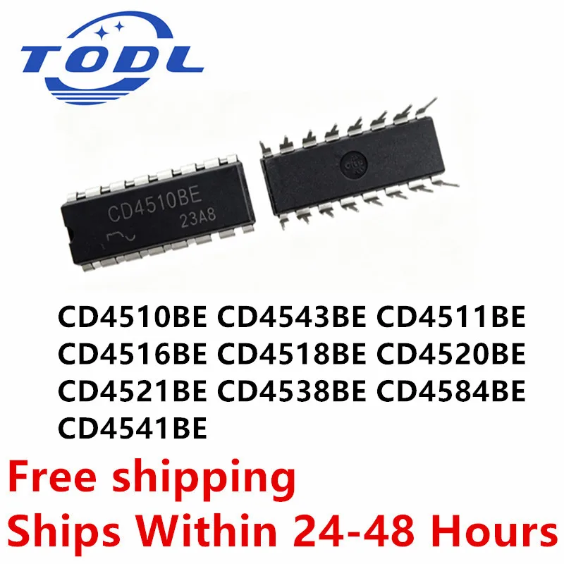 (10piece)100% New CD4521BE CD4538BE CD4511BE CD4510BE CD4516BE CD4518BE CD4520BE CD4543BE CD4584BE CD4541BE DIP16