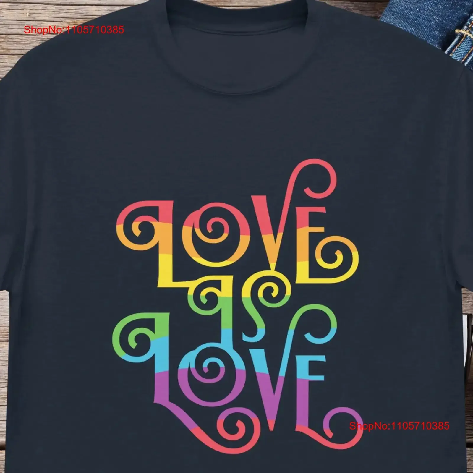 Pride T Shirt Love is Gay Proud LGBTQ apparel Lesbian Bi Equality Month Rainbow vintage Washed Unisex Versatile streetwear