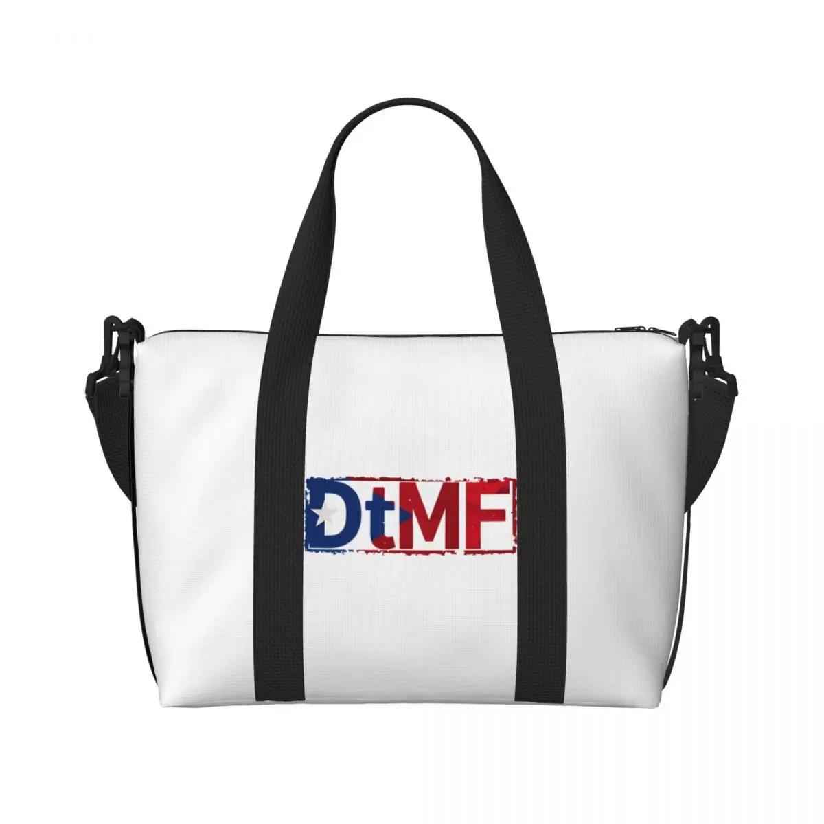 

Мужская дорожная сумка Bad Bunny DtMF, спортивная сумка большой вместимости, портативная сумка на заказ, красочная сумка для тренировок и занятий спортом