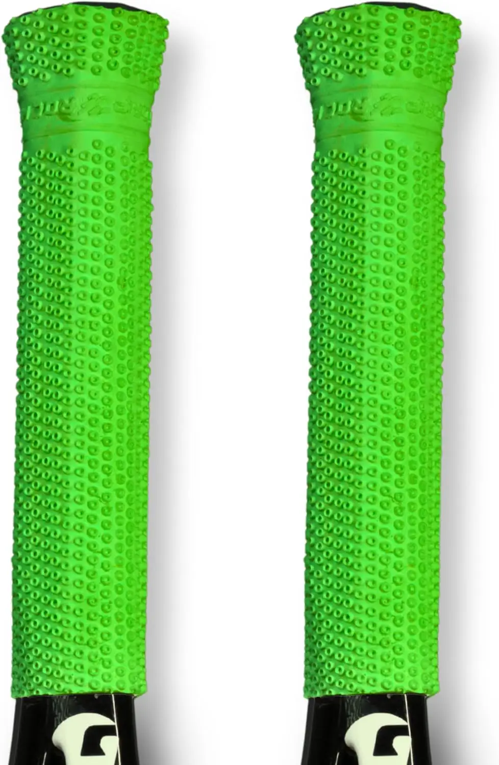 

Мягкие силиконовые накладки на ручку теннисной ракетки (2 шт.) - амортизирующие, влагоотводящие, виброгасящие, зеленого цвета.