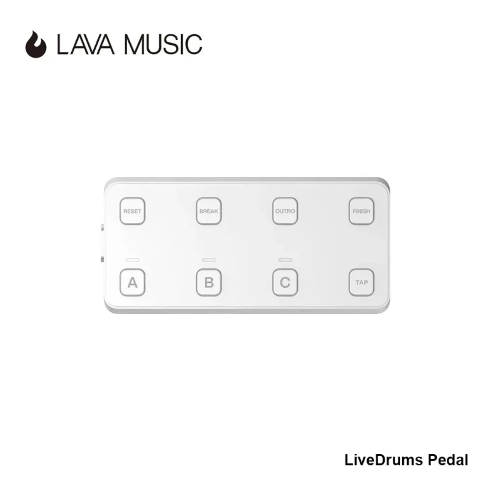 LAVA MUSIC LiveDrums Pedal Wireless Live Pedals Compatible with Lava ME 4, ME Spruce, ME Play & Blue Lava Touch Guitars