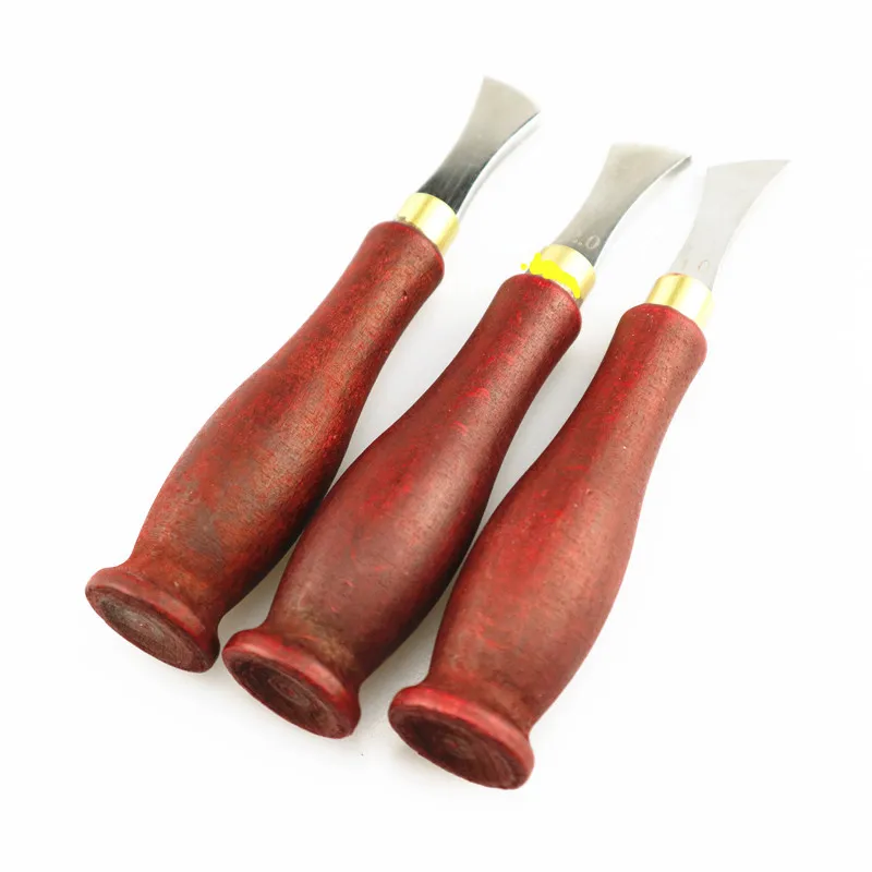 Leather Tools, Leather Edge, Red Handle Edge Press, Fan Edge, Shallow Groove Edge, Fan Press