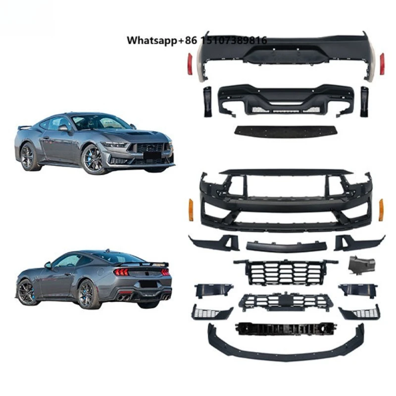 

New Condition Manufacturing for Mustang Dark Horse 2024 Car Full Wide Body Kit with Front Rear Bumper Grille