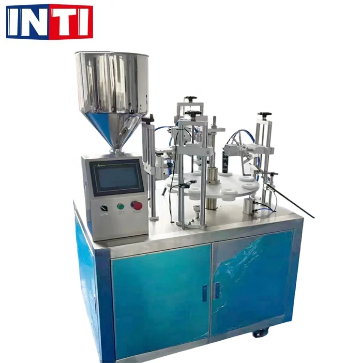 Semi-Automatic Soft Tube Filling And Sealing Machine For Beverages Beverage Packaging Case Application