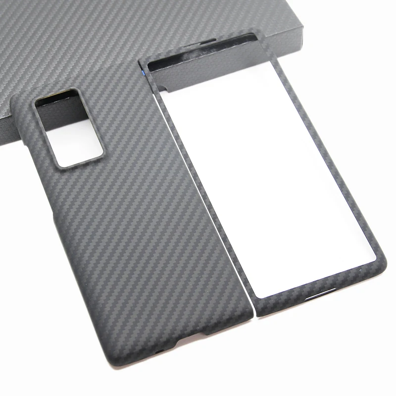 ZXKE Carbon case For Huawei Mate X2 Embedded Iron Sheet Magnetic Car Support Magsafe Aramid Fiber shell