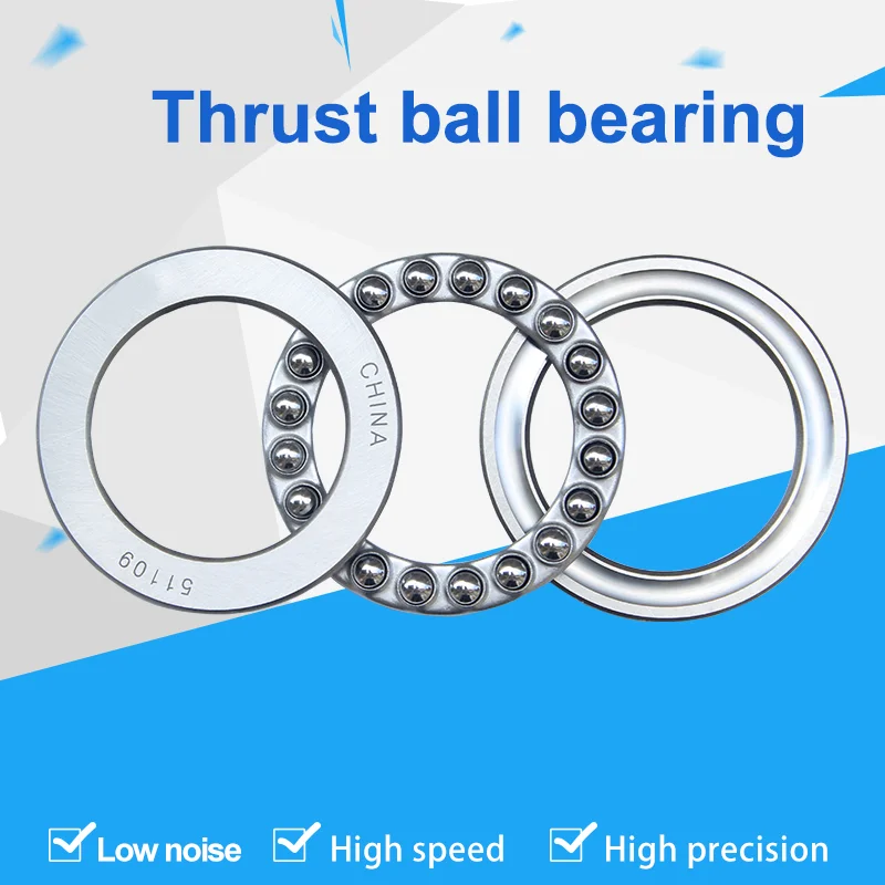 Thrust ball plane end face thrust type inner diameter 10 12 15 17 20 25 30mm small pressure bearing rotary table