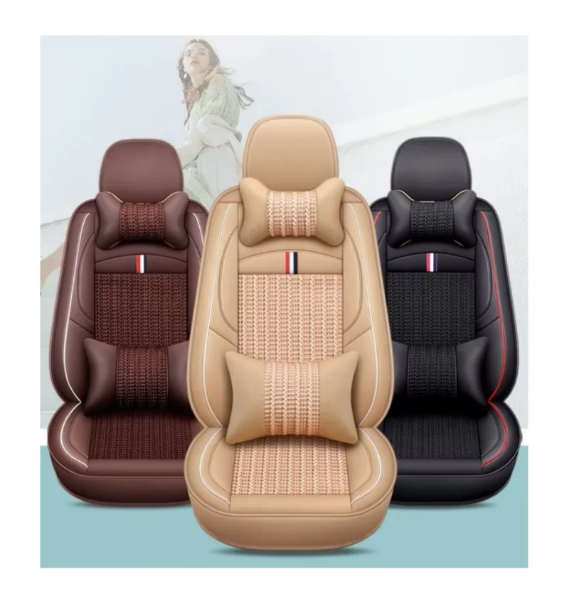 

Full Set Luxury Seat Cover Car Interior Accessories Decoration Seat Cushion Sport Leather Seven-Seater Car Seat Covers
