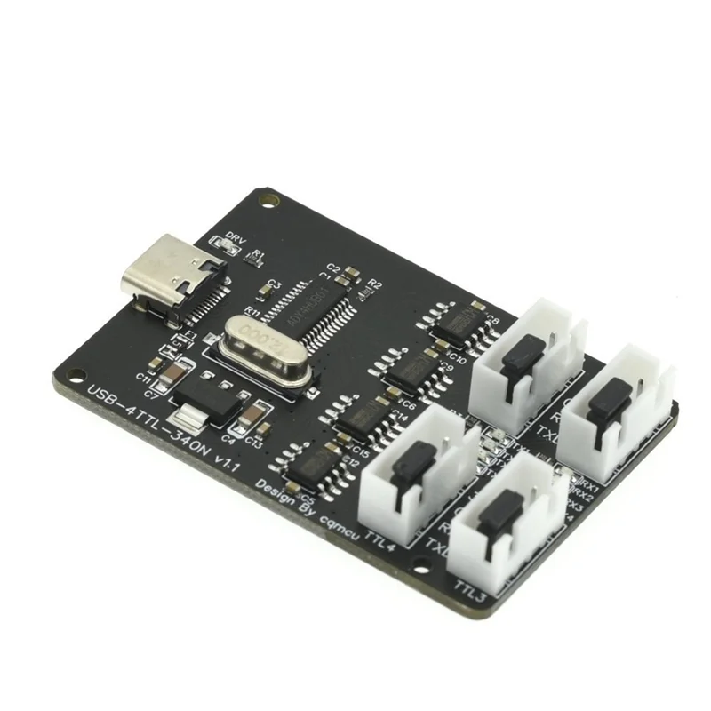 Excelente módulo USB a TTL CH340 HUB TYPE-C interfaz 4 canales cuatro Solo TTL